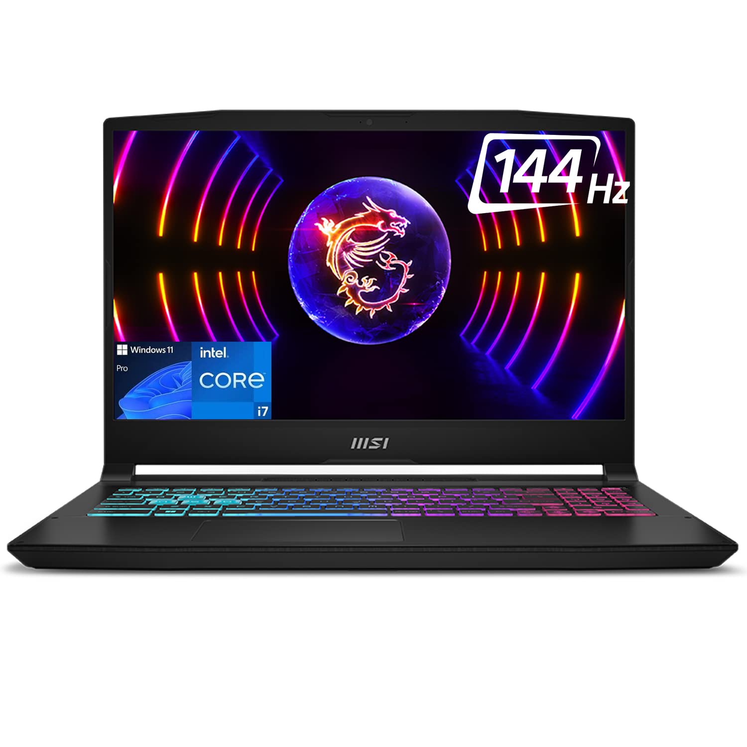 MSI Katana 15 Gaming Laptop, 15.6'' FHD IPS 144Hz, 12th Gen Intel 10-Core i7-12650H Up to 4.7Ghz, GeForce RTX 4070, 64GB DDR5, 2TB PCIe SSD, Wi-Fi 6, 4-Zone RGB Keyboard, Type-C, HDMI, Black (B12V)