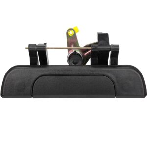 premium tailgate handle liftgate latch handle compatible with toyota tacoma 1995-2004 pickup,replace# to1915102, 6909035010, 69090-35010,textured black