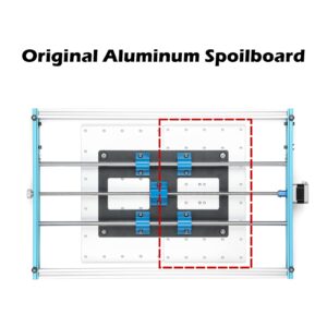 Genmitsu 3040 Extension Aluminum Spoilboard for 3018-PROVer V2 Y-Axis Extension Kit, XY Effective Working Area 300mm x 400mm