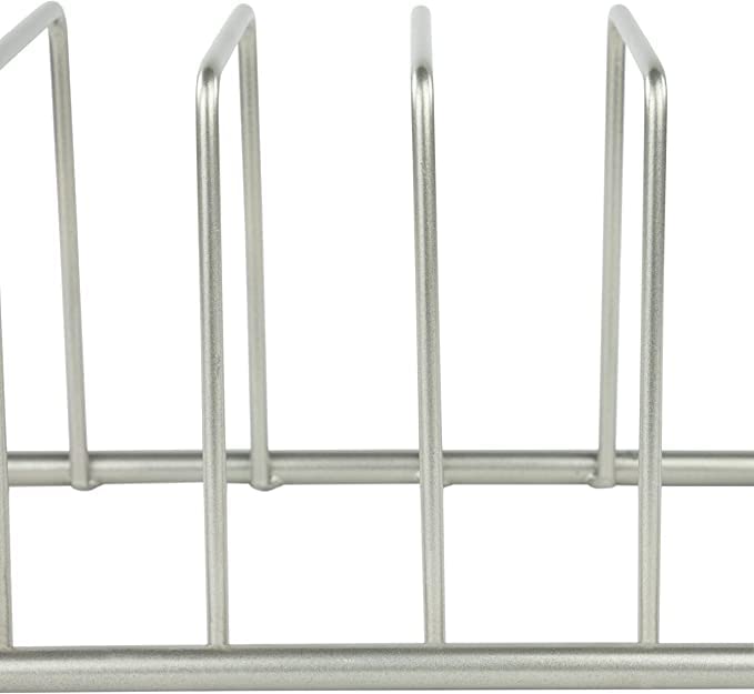 FitWell Kitchen Bakeware Organizer,Plate Racks,Rack for Plastic Lids,Cutting Boards,Cookie Sheets,Pots & Pans Holder,Compact Kitchen Storage,Cabinet Organizer