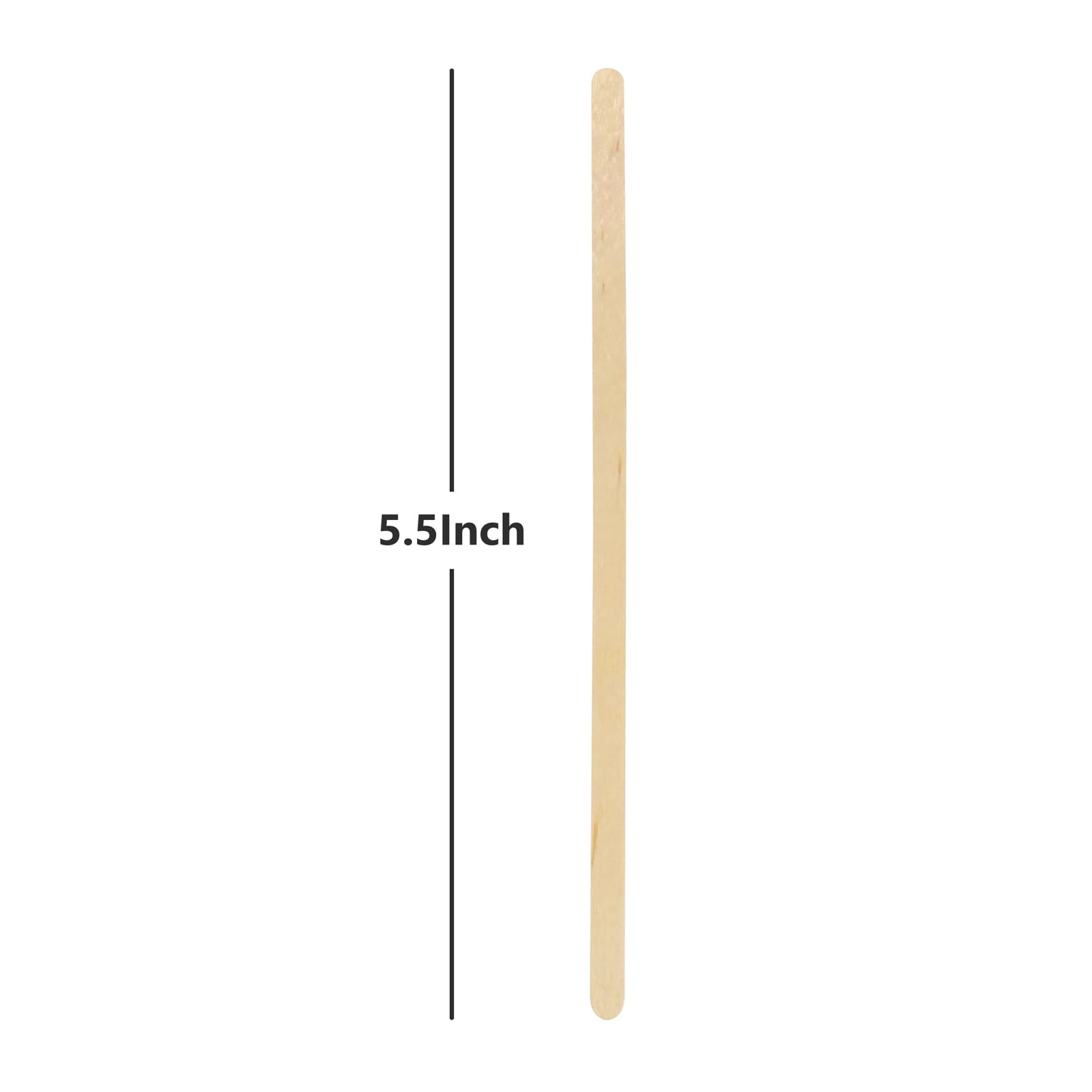 KTOJOY 5.5inch Wooden Coffee Stirrers, 1000 Count Disposable Stir Sticks for Coffee & Cocktails, Wooden Beverage Mixer with Smooth Ends, Swizzle Drink Sticks