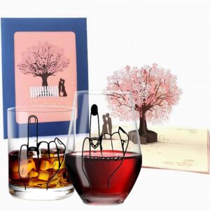 comfit Bridal Shower Gift for Bride Her-Engagement Gifts for Couples【Romantic Pop-up Card Included】 Wedding Gifts for Newlywed,Wifey,Hubby,Best Friends