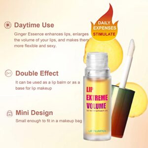 Rosarden Lip Plumper Extreme - Plumping Lip Gloss - Clear Lip Plump Gloss -Lip Enhancer Plumper - Lip Moisturizer for Dry Lips - Lip Filler Plumper - Volumize Lips Instantly for Thicker & Fuller Lips