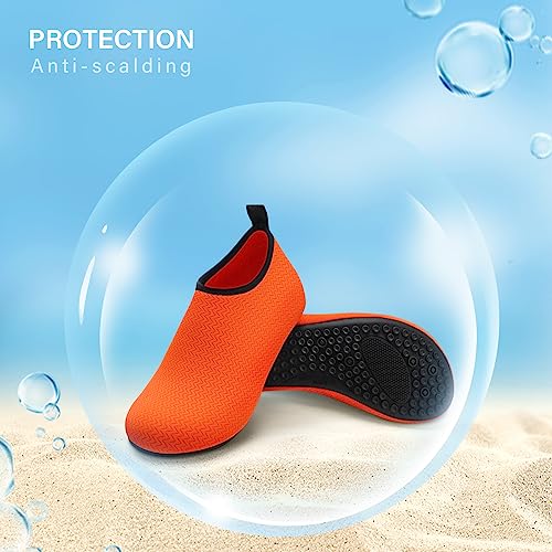 Tanamo Water Shoes for Women Men Quick-Dry Aqua Socks Swim Beach Shoes Barefoot Cruise Essentials Camping Accessories Pool Must Haves Size 7 8 9