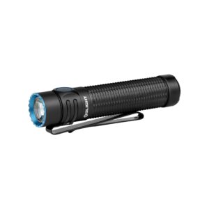 olight warrior mini3 tactical flashlight, dual switches led rechargeable light with mcc3 charger, 1750 lumens powerful edc flashlights for camping, emergency and outdoor (black)