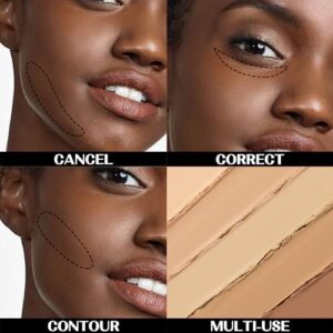 FALOCUTUS 5 In 1 Multi-Use Correcting Concealer Palette,Waterproof Long Lasting Contour Palette,Professional Creamy Concealer Kit for Women,Easy to Create Full Coverage and Natural Finish.#5