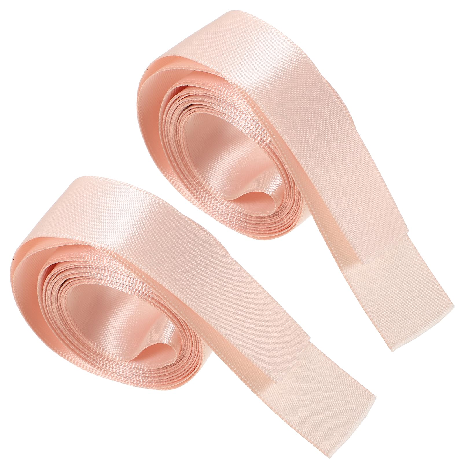 LIFKOME 2 Pack Pink Satin Ribbon 94Inch Ballet Pointe Shoe Satin Ribbon Ballet Flats Shoes Ribbon Yoga Shoes Strap Ribbon Satin Pink Shoes Elastic Shoes Laces for Women Girl