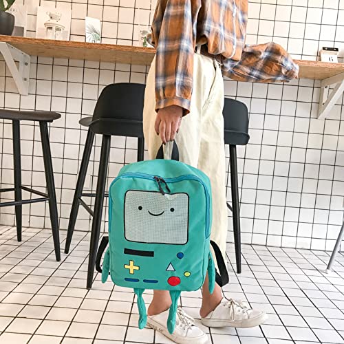 WDYHILE Bmo Backpack 16 Inch Game Bag, Aesthetic Casual Travel Bags, Breathable Portable Lightweight Daypack (Green 16 inch)