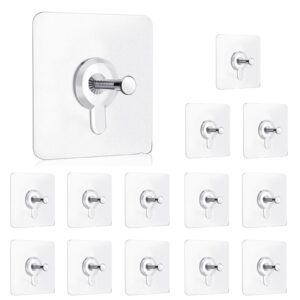 daewiutr adhesive wall hooks 13lb max, picture hangers without nails 14pcs