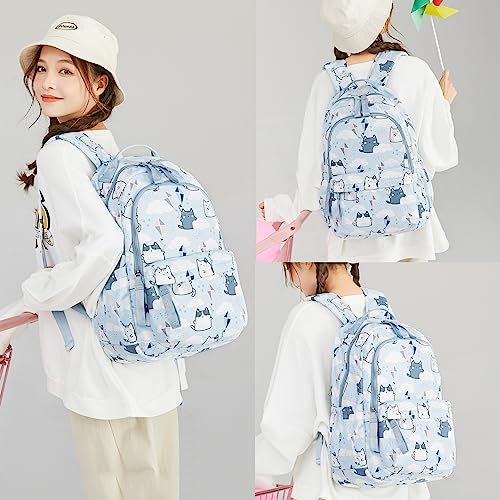 XINWLL Girls Backpack 15.6 Inch Laptop School Bag Cute Kids Kindergarten Elementary Backpacks Middle Schoolbag Large Bookbags for Women Teens Students Anti Theft Travel Daypack