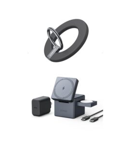 anker magnetic phone grip (maggo) with anker magsafe cube