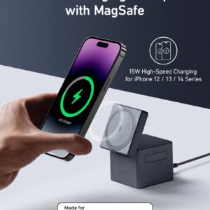 Anker Magnetic Phone Grip (MagGo) with Anker MagSafe Cube