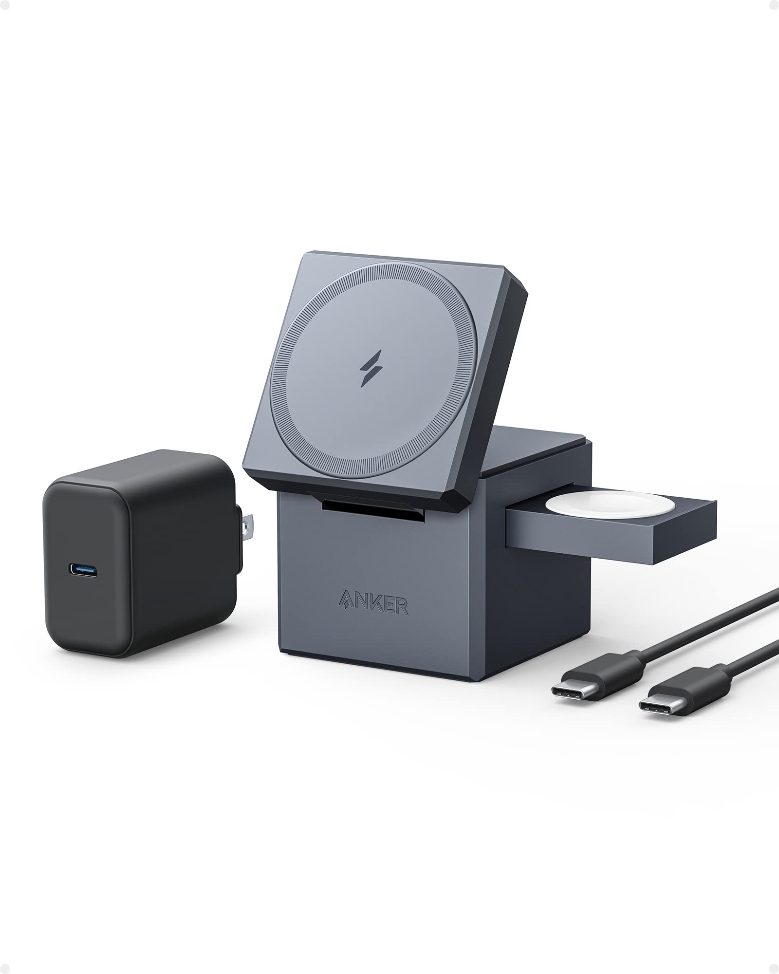 Anker Magnetic Phone Grip (MagGo) with Anker MagSafe Cube