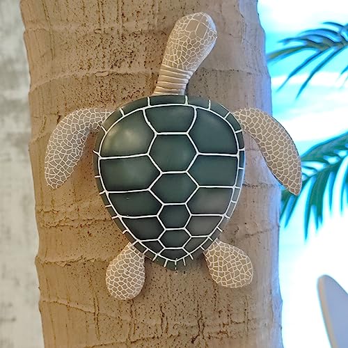 ALIWINER Sea Turtle Decor, Tabletop and Wall Turtle Decor, Turtle Crafts Sea Turtle Figurines for Home Office Decorations Home Gift Collection