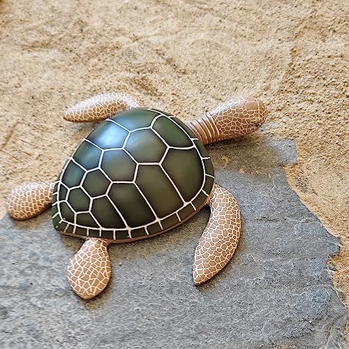 ALIWINER Sea Turtle Decor, Tabletop and Wall Turtle Decor, Turtle Crafts Sea Turtle Figurines for Home Office Decorations Home Gift Collection