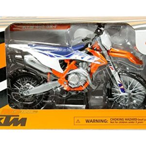 450 SX-F Dirt Bike Motorcycle Orange and White 1/12 Diecast Motorcycle Model by New Ray 58343