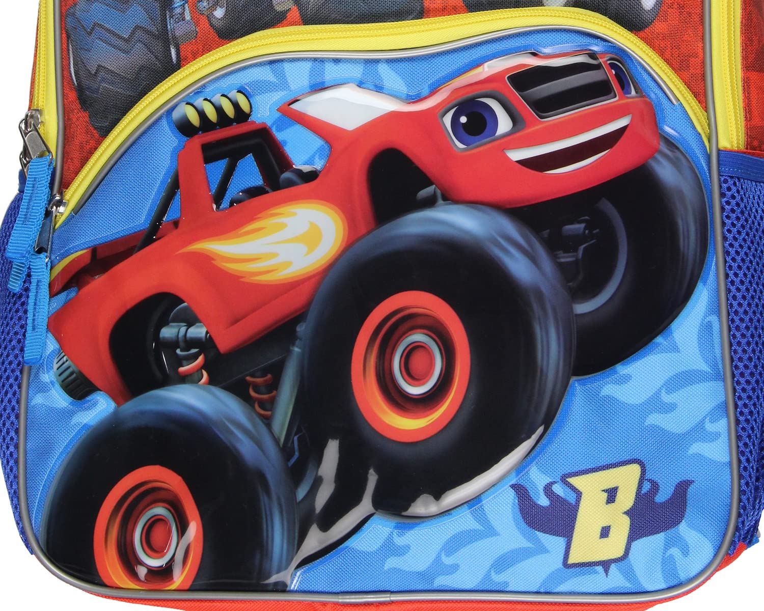 Bioworld Blaze and the Monster Machines Backpack 3D Blazing Speed School Travel Backpack