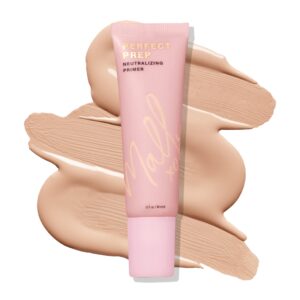 mally perfect prep neutralizing tinted face primer fair- 1 fl oz - color-correcting primer makeup with hyaluronic acid - long-wear foundation face primer