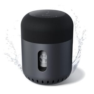 treblab hd-360 portable bluetooth speaker - powerful 5-driver system w/subwoofer and 8 bass radiators, loud 360° surround sound, 90w stereo, 20h playtime, ipx4 waterproof wireless speakers
