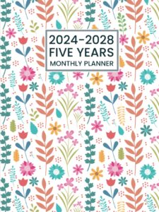 2024-2028 five years monthly planner: 60-month calendar schedule organizer from january 2024 to december 2028