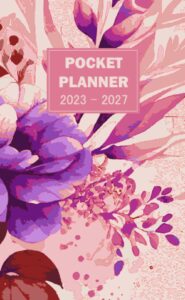 pocket planner 2023-2027 for purse: 5 years from may 2023 to december 2027