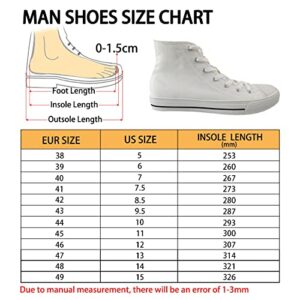 American Flag Mens High Top Print Canvas Shoes Patriotic Platform Travel Shoes for Boys Dressy Hands Free Shoes Sneakers for Women Girls Travel Vacation Arch Support Walking Loafers Shoes