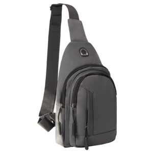 waterproof sling bag crossbody backpack for men women sling backpack hiking daypack multipurpose cross body chest bag