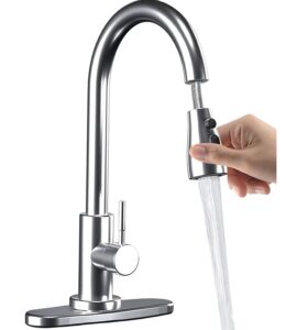 susbie kitchen faucets with pull down sprayer,kitchen faucet,single handle kitchen sink faucet with pull out sprayer,single level stainless stee
