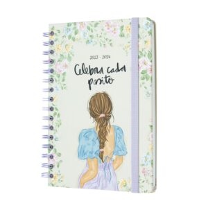 grupo erik ana marin diary 2023-2024 | back to school 12 months academic diary 2023-2024 week to view a5 | august 2023 - july 2024 | mid year diary 2023-2024 with stickers | cute gifts