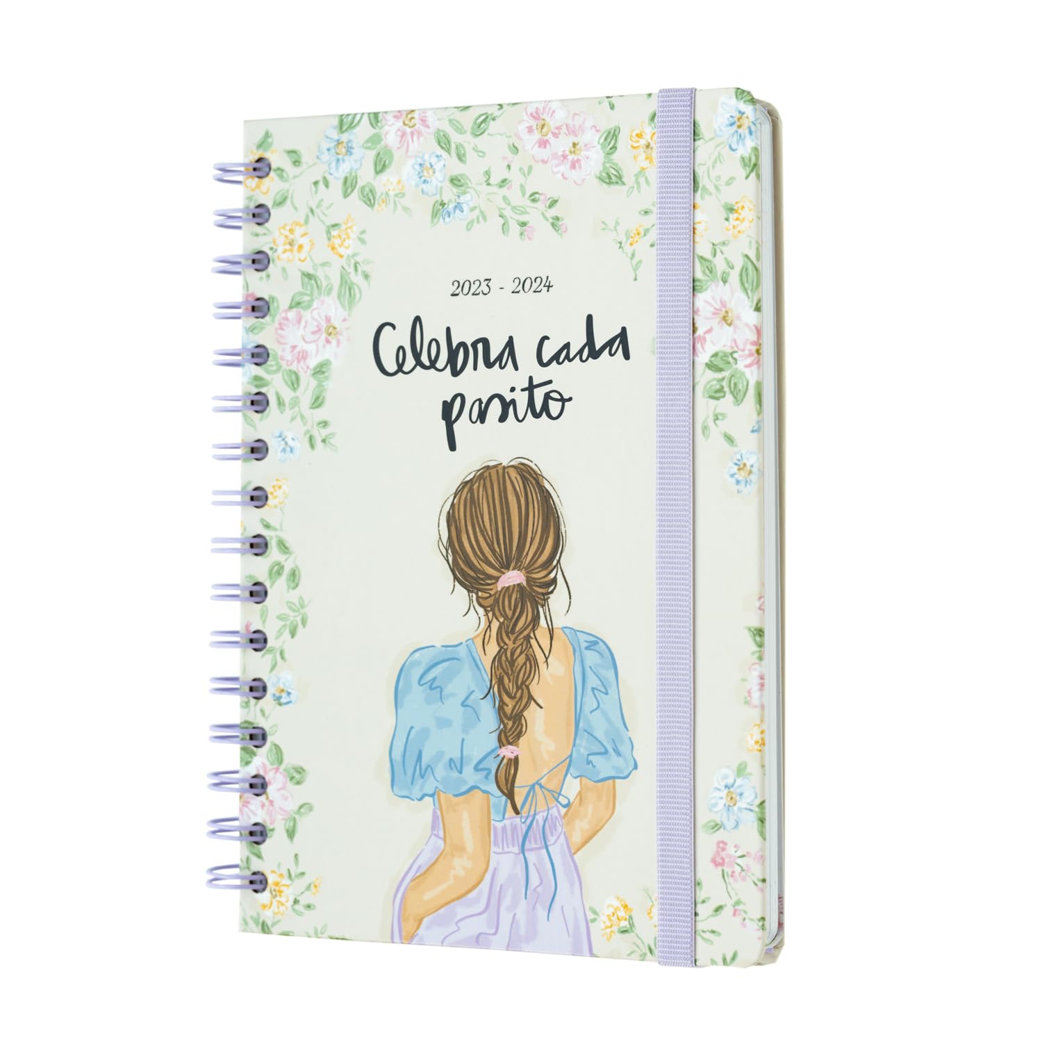 Grupo Erik Ana Marin Diary 2023-2024 | Back To School 12 Months Academic Diary 2023-2024 Week To View A5 | August 2023 - July 2024 | Mid Year Diary 2023-2024 With Stickers | Cute Gifts