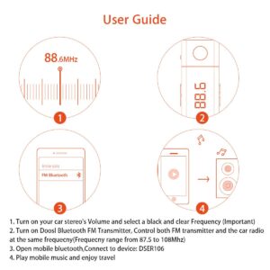 FM Transmitter,Wireless Radio Car Kit, Compatible with Phone, Pad,iPod, Samsung, HTC, MP3, MP4 and Most Devices(1 Pcs)