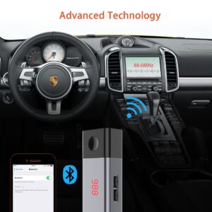 FM Transmitter,Wireless Radio Car Kit, Compatible with Phone, Pad,iPod, Samsung, HTC, MP3, MP4 and Most Devices(1 Pcs)