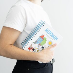 Grupo Erik Moomin Diary 2023-2024 | Back To School 12 Months Academic Diary Day To Page A5 | August 2023 - July 2024 | Mid Year Diary 2023-2024 With Stickers | Moomins Gifts | Moomin Gifts