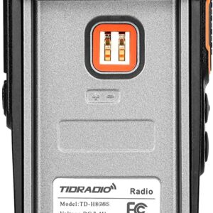 (2nd Gen) TIDRADIO H8 GMRS Handheld Radio with Bluetooth Programming, Repeater Capable, NOAA Weather, Dual Band Long Range Two Way Radios, Walkie Talkies with 2500mAh Rechargeable Battery-2Pack