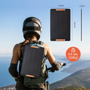 FlexSolar 2 Packs Mini USB Solar Panel Small 5V 6W Solar Chargers with High Performance Monocrystalline for Camera,Water Pump,Small Fan,Bicycle,Power Bank,Camping Lanterns