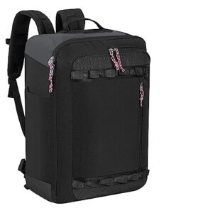 trailkicker 48l travel backpack flight approved carry on backpack weekender bag for men & women business executive black