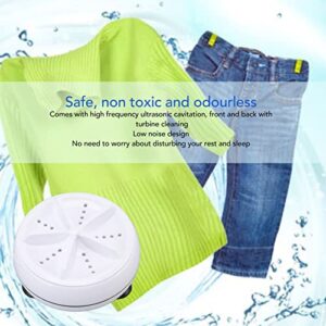 Portable Washing Machine Turbine Ultrasonic,mini turbo washer for Underwear Towels Socks Small clothing and items,suitable for Travel,Business Trip,Home,Apartment,Dish Washing