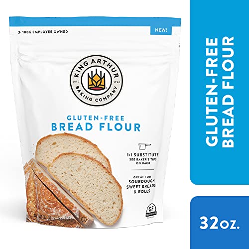 King Arthur Bread Flour, Gluten Free, 1:1 Flour Replacement great for yeasted recipes, 2lbs