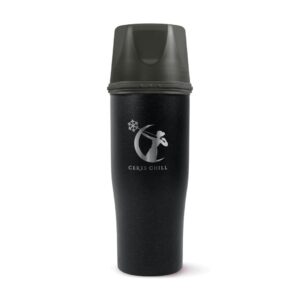 ceres chill mini breastmilk chiller demigoddess, reusable breastmilk storage container, keeps milk at safe temperatures for up to 16 hours,bottle cooler,connects w/most major pumps (shimmering black)