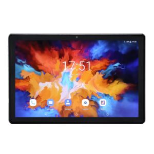 10.1in smart tablet, 5gwifi 8gb ram 128gb rom portable smart tablet, ips hd touch screen front 800w rear 2000w tablet for home,office, school 100‑240v