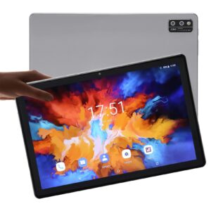 10.1in Smart Tablet, 5GWiFi 8GB RAM 128GB ROM Portable Smart Tablet, IPS HD Touch Screen Front 800W Rear 2000W Tablet for Home,Office, School 100‑240V