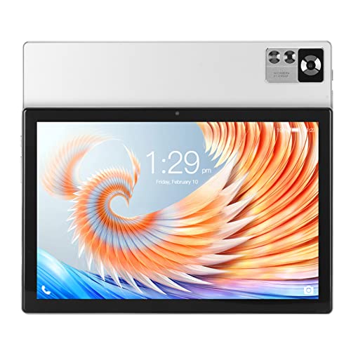 10.1in Tablet, Android 12 Tablet Octa Core 8GB RAM 256GB ROM, Front 800W Rear 1600W, 5G WiFi Tablet Support 4G Communication Network, 7000mAh