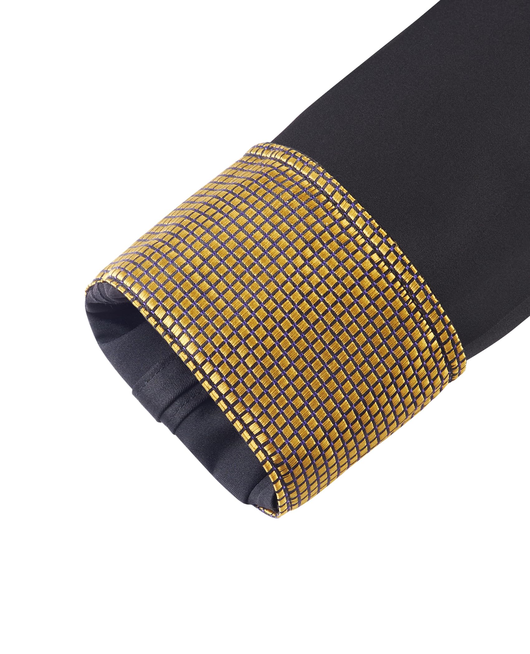 Lion Nardo Mens Black Dress Shirt Black and Gold Shirts for Men Gold Shirts for Men Mens Black Dress Shirts Gold Label