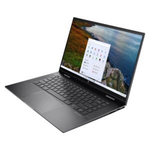 HP Envy X360 2-in-1 Laptop, 15.6" IPS Touchscreen, AMD Ryzen 7 5825U Processor, Backlit Keyboard, Fingerprint Reader, Wi-Fi 6, Audio by Bang & Olufsen, Windows 11 (16GB RAM | 2TB PCIe SSD)