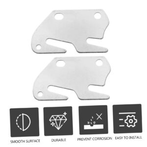 Veemoon 2pcs Furniture Connector Hook Plate Solid Wood Iron