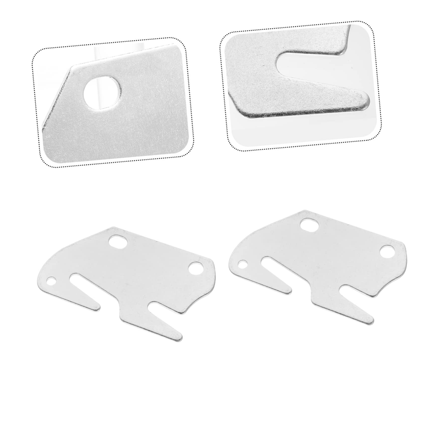 Veemoon 2pcs Furniture Connector Hook Plate Solid Wood Iron