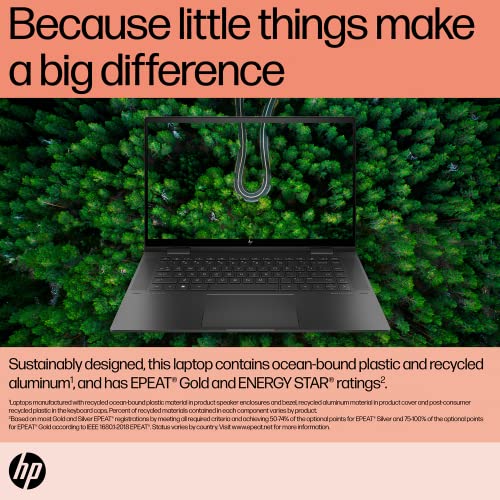 HP Envy x360 2-in-1 Laptop, 15.6“ Touchscreen FHD Display, AMD Ryzen 7 5825U Processor, 64GB RAM, 1TB SSD, HDMI, SD Card Reader, Wi-Fi 6, Windows 11 Home, Black