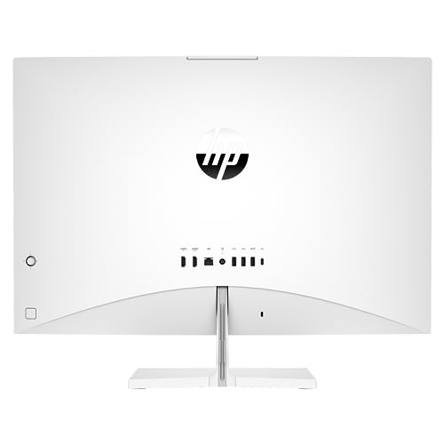 HP Pavilion 27 All-in-One, 27" FHD Screen, AMD Ryzen 5 5625U, 32GB RAM, 1TB SSD, Webcam, HDMI, Wi-Fi 6, Wired Keyboard & Mouse, Windows 11 Home, White