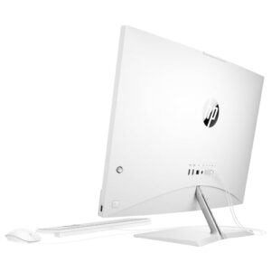 HP Pavilion 27 All-in-One, 27" FHD Screen, AMD Ryzen 5 5625U, 32GB RAM, 1TB SSD, Webcam, HDMI, Wi-Fi 6, Wired Keyboard & Mouse, Windows 11 Home, White