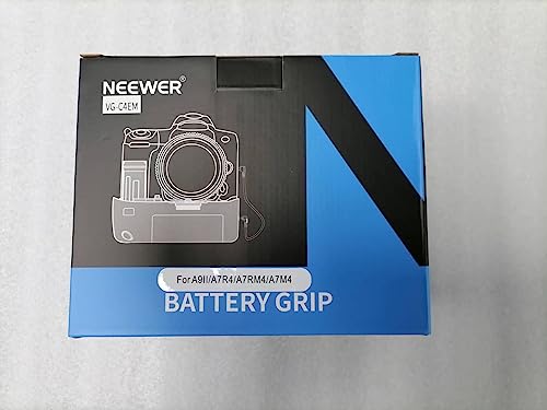 NEEWER Vertical Battery Grip Replacement for VG-C4EM with Two NP-FZ100 Batteries & Charger Kit, Compatible with Sony A7R V A7R IV A9 II A7 IV A7S III A1, BG A7IV